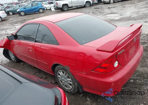 2004 Honda Civic Lx z USA, uszkodzony, nr VIN 1HGEM22644L054866